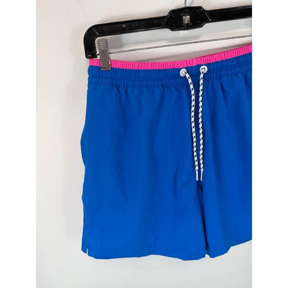 Chubbies Swim Trunks 5.5 Inch Size Medium Brief Liner Blue Pink - Picture 9 of 12